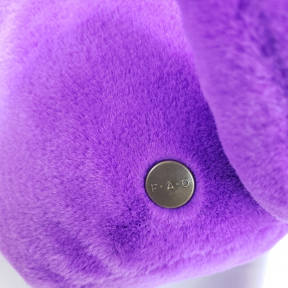 FAO Schwarz Purple DJ Cat Plush Stuffed Toy Lights Music 11 Inch 2022 Kawaii - Picture 6 of 10